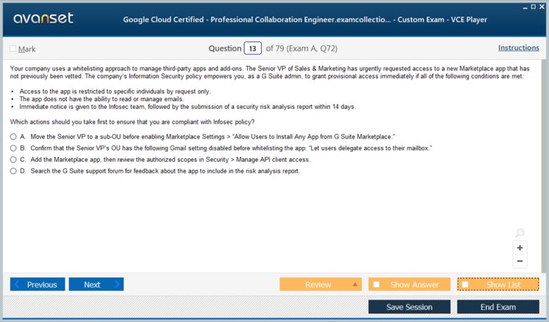 Valid Professional-Collaboration-Engineer Exam Sims